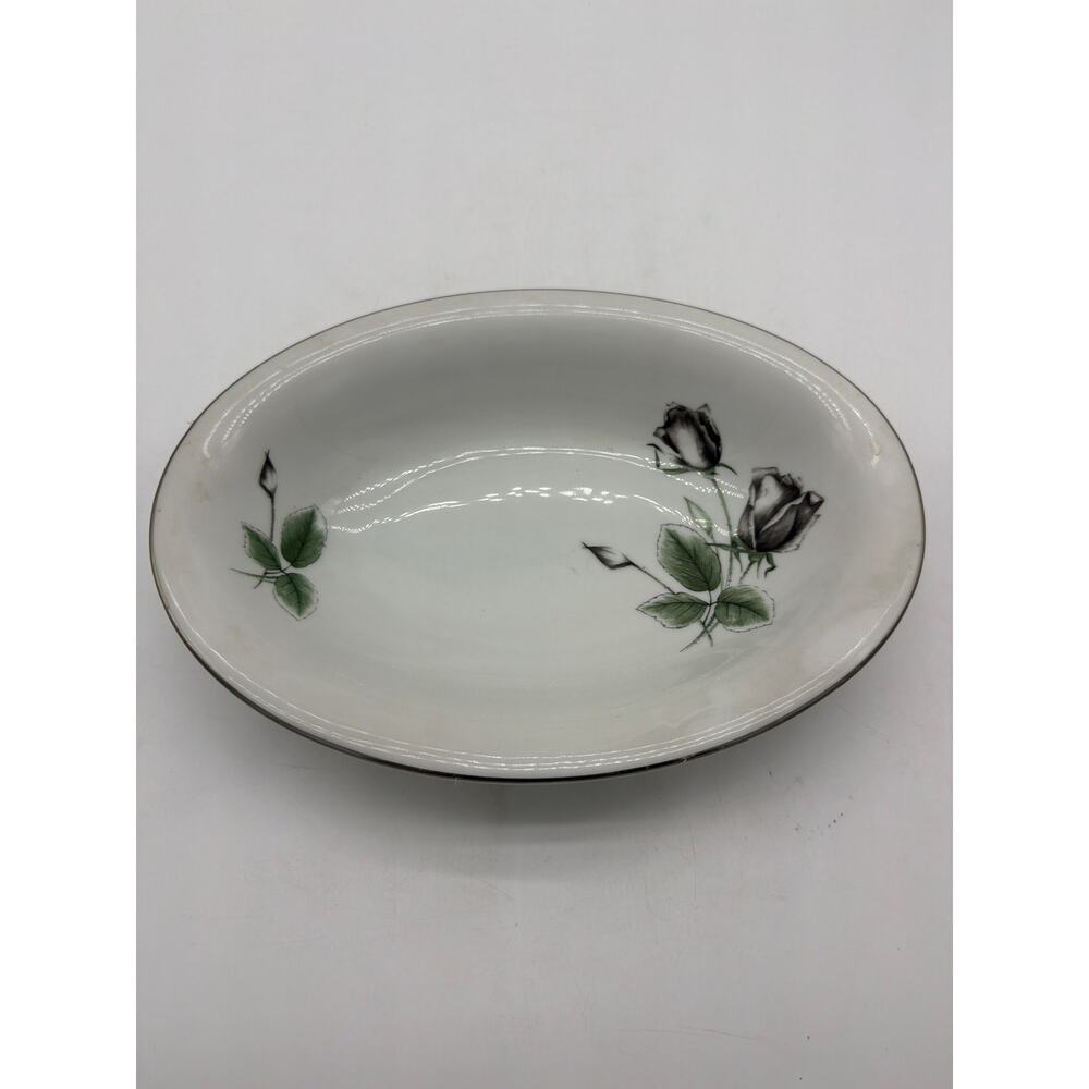 Stonegate Midnight Rose Oval Vegetable Bowl 10 1/2 Inch Length